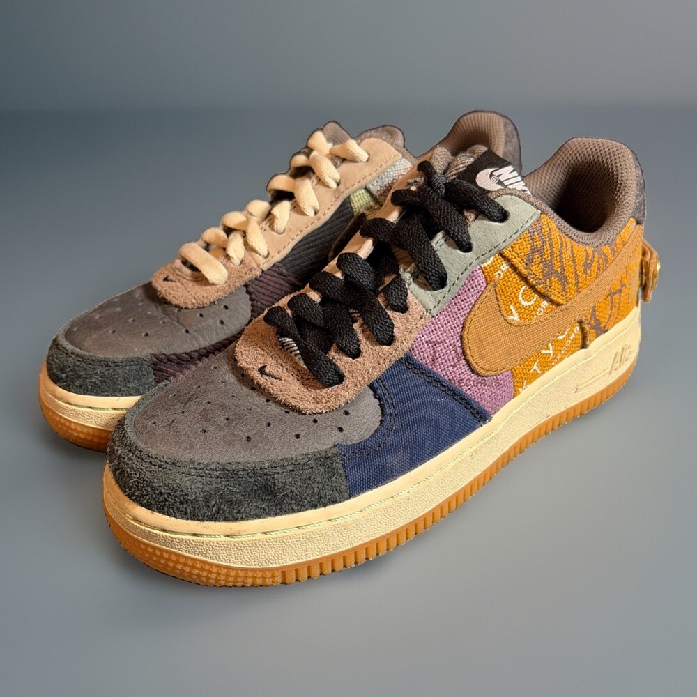 Travis Scott Cactus Jack x Nike Air Force 1 Low CN2405-900 Men's 4 US Preowned